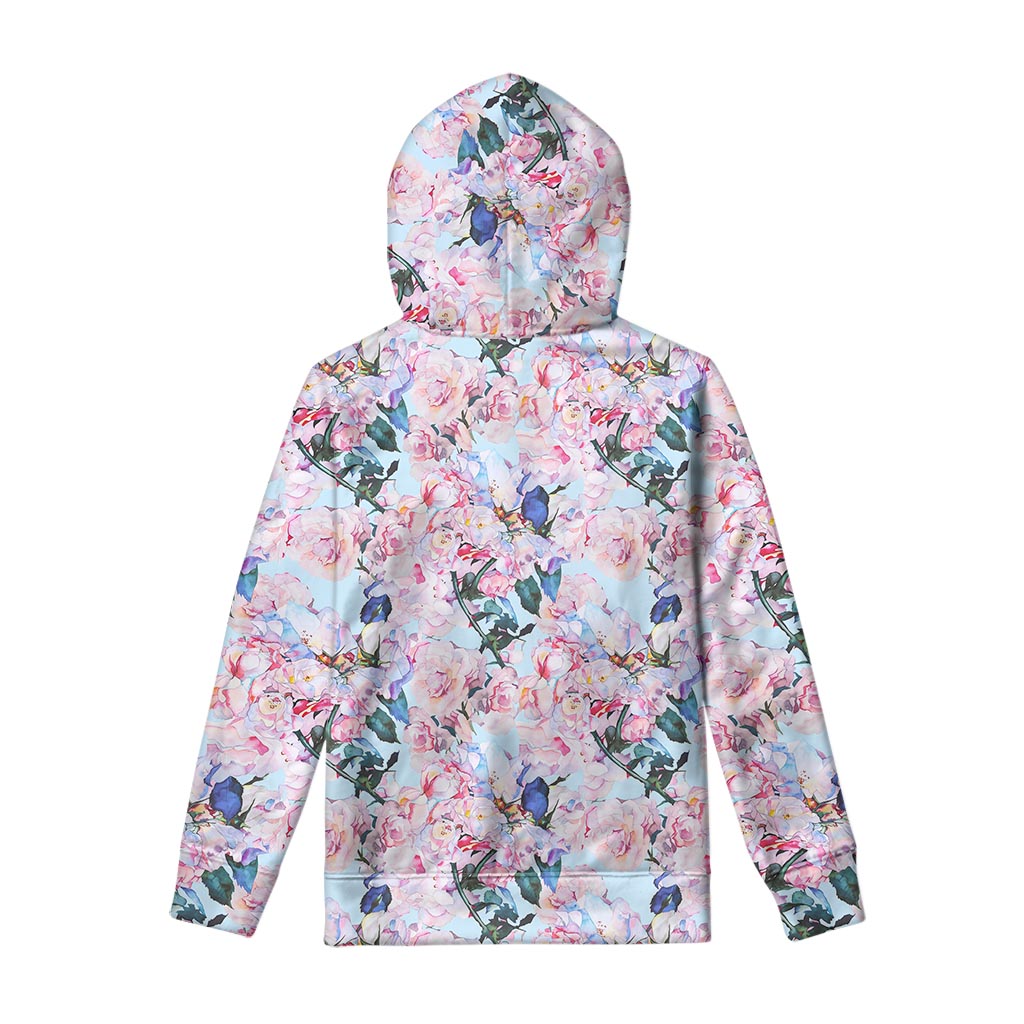 Blossom Floral Flower Pattern Print Pullover Hoodie