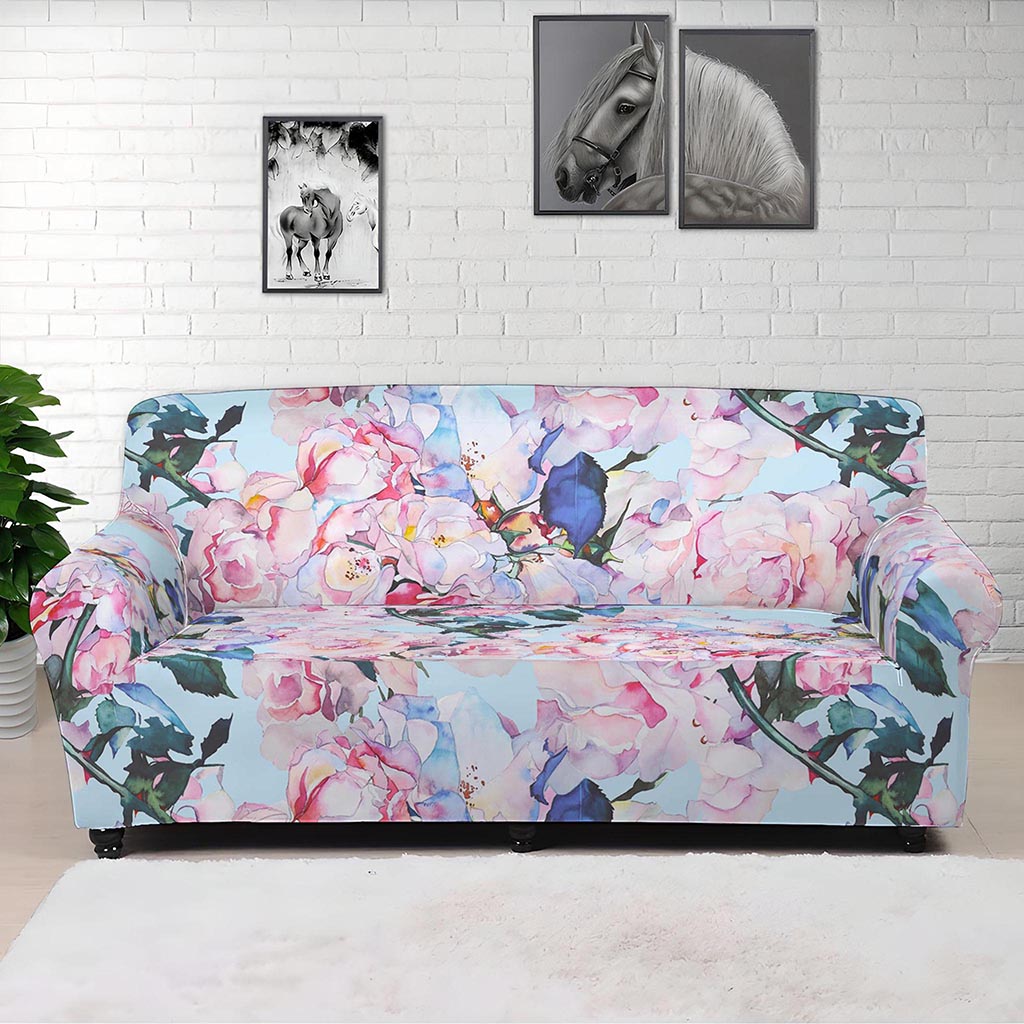Blossom Floral Flower Pattern Print Sofa Cover