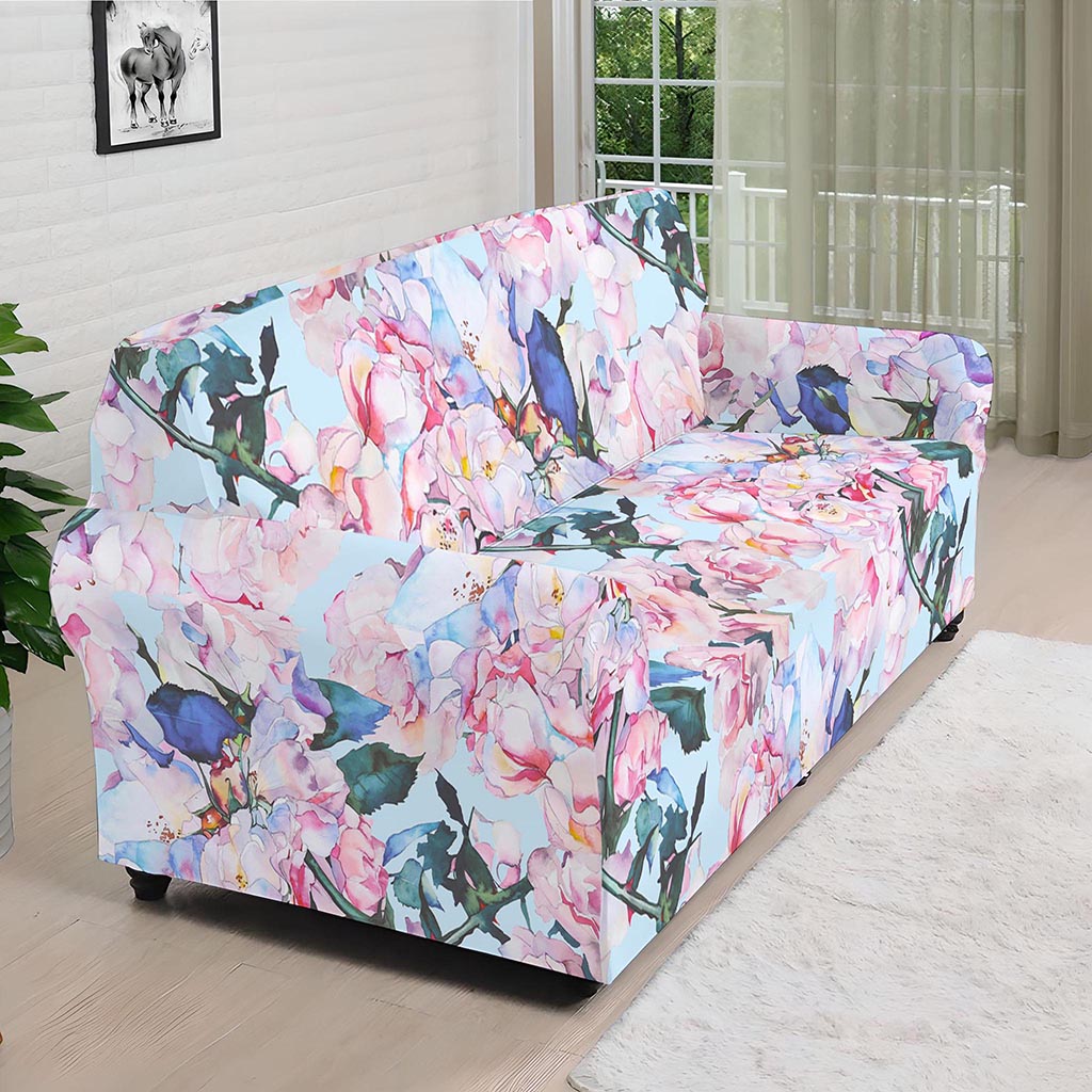Blossom Floral Flower Pattern Print Sofa Cover
