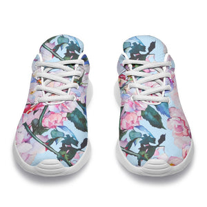 Blossom Floral Flower Pattern Print Sport Shoes GearFrost