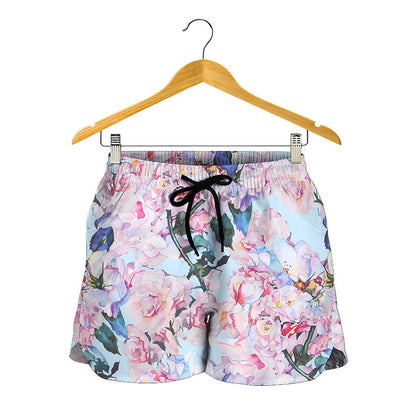 Blossom Floral Flower Pattern Print Women's Shorts