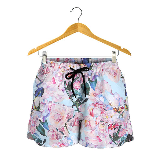 Blossom Floral Flower Pattern Print Women's Shorts