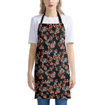 Blossom Flower Butterfly Print Apron