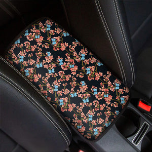 Blossom Flower Butterfly Print Car Center Console Cover