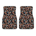 Blossom Flower Butterfly Print Front Car Floor Mats
