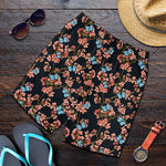 Blossom Flower Butterfly Print Men's Shorts