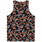 Blossom Flower Butterfly Print Men's Tank Top