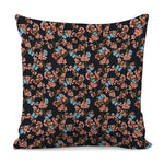 Blossom Flower Butterfly Print Pillow Cover