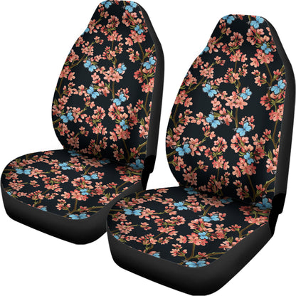 Blossom Flower Butterfly Print Universal Fit Car Seat Covers
