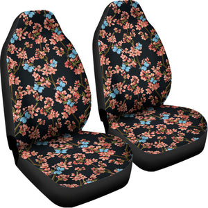 Blossom Flower Butterfly Print Universal Fit Car Seat Covers