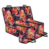 Blossom Peony Skull Pattern Print Pet Car Back Seat Cover