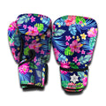 Blossom Tropical Flower Pattern Print Boxing Gloves