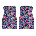 Blossom Tropical Flower Pattern Print Front Car Floor Mats