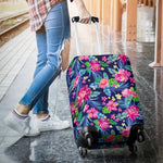 Blossom Tropical Flower Pattern Print Luggage Cover GearFrost