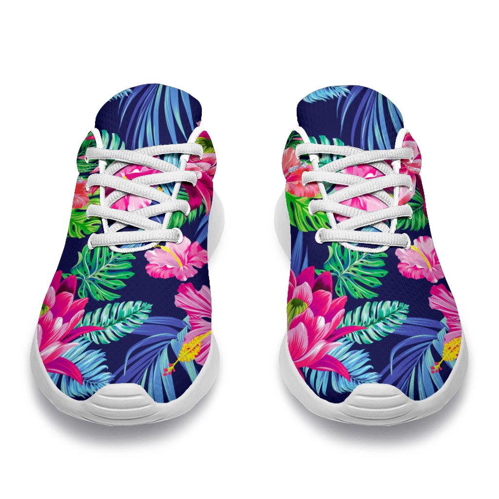 Blossom Tropical Flower Pattern Print Sport Shoes GearFrost