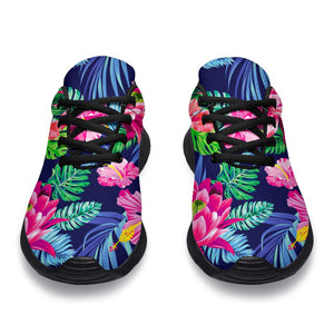 Blossom Tropical Flower Pattern Print Sport Shoes GearFrost