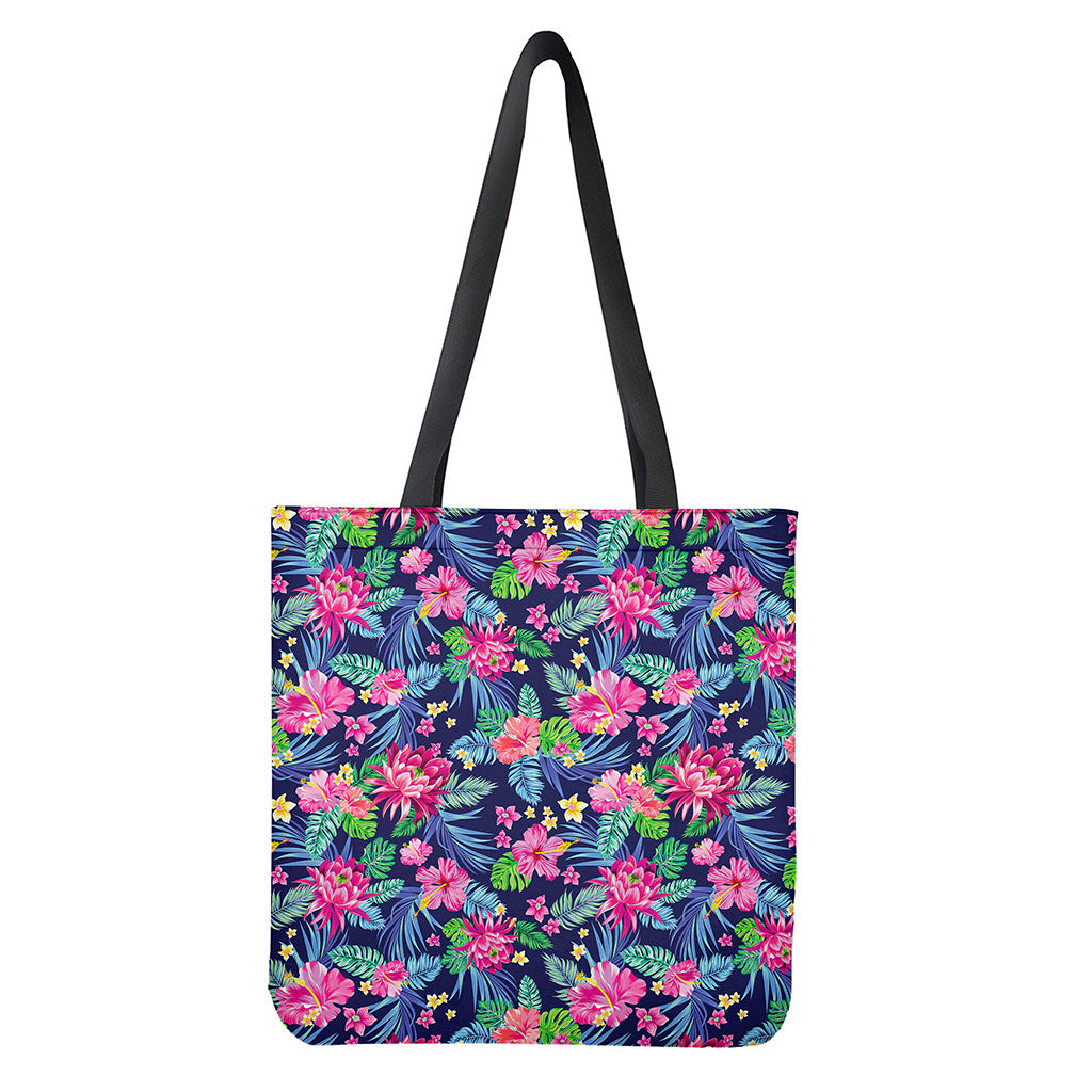Blossom Tropical Flower Pattern Print Tote Bag