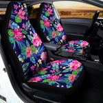 Blossom Tropical Flower Pattern Print Universal Fit Car Seat Covers