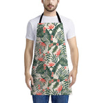 Blossom Tropical Leaves Pattern Print Apron