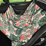 Blossom Tropical Leaves Pattern Print Pet Car Back Seat Cover