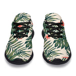 Blossom Tropical Leaves Pattern Print Sport Shoes GearFrost