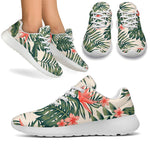 Blossom Tropical Leaves Pattern Print Sport Shoes GearFrost