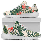 Blossom Tropical Leaves Pattern Print Sport Shoes GearFrost