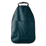 Blue Aboriginal Dot Pattern Print Car Seat Organizers