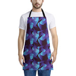 Blue Abstract Spirit Print Apron