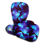 Blue Abstract Spirit Print Boxing Gloves