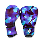 Blue Abstract Spirit Print Boxing Gloves