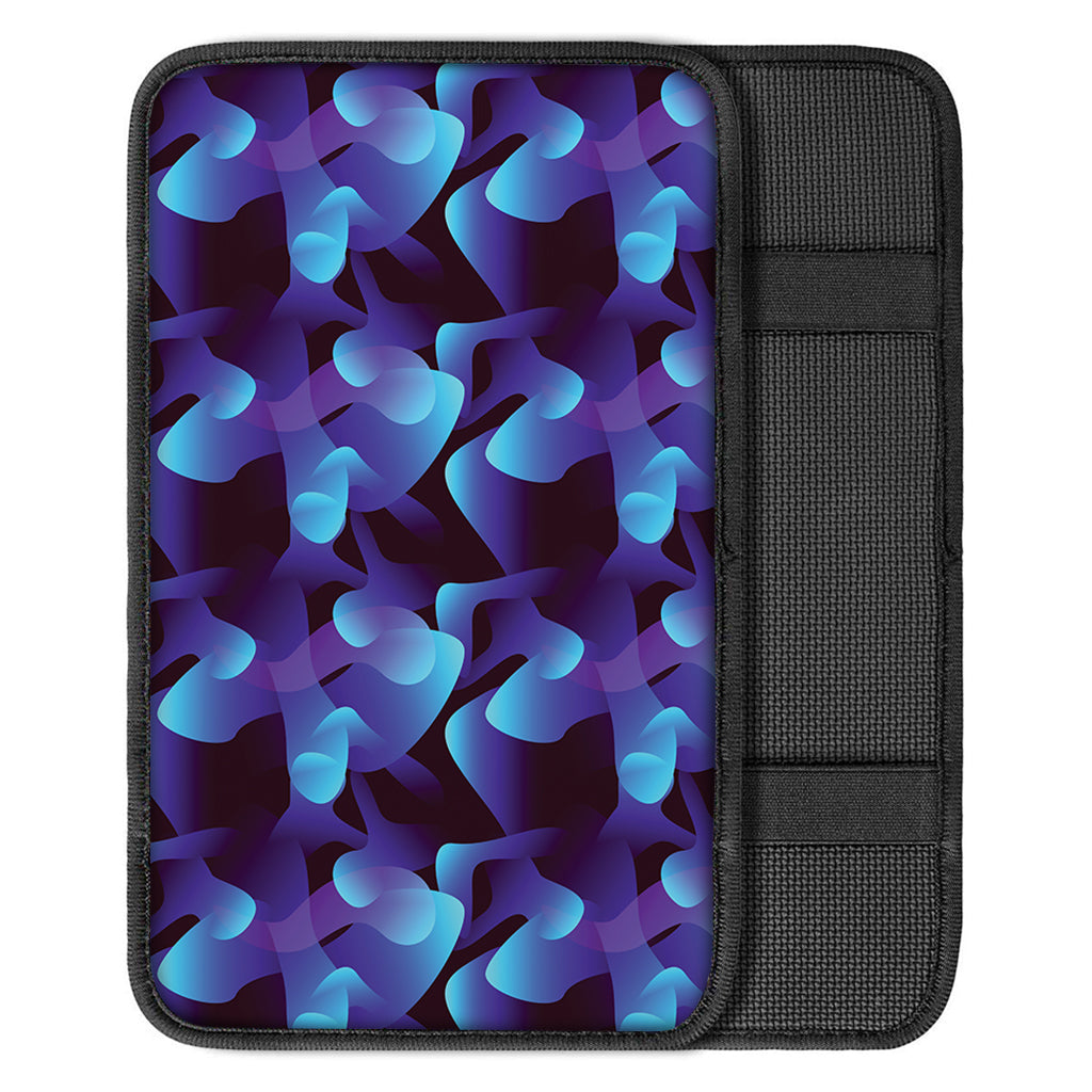 Blue Abstract Spirit Print Car Center Console Cover