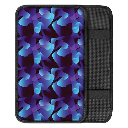 Blue Abstract Spirit Print Car Center Console Cover