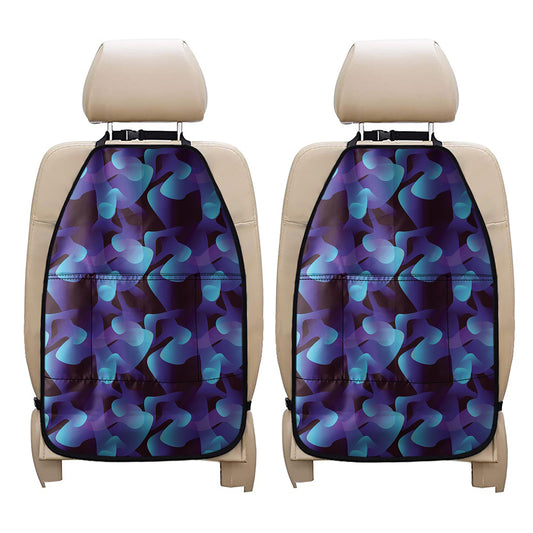 Blue Abstract Spirit Print Car Seat Organizers
