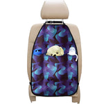 Blue Abstract Spirit Print Car Seat Organizers