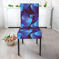 Blue Abstract Spirit Print Dining Chair Slipcover