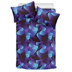 Blue Abstract Spirit Print Duvet Cover Bedding Set