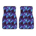 Blue Abstract Spirit Print Front Car Floor Mats