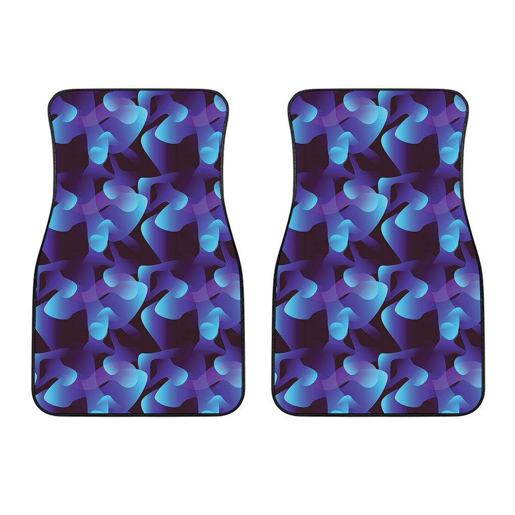 Blue Abstract Spirit Print Front Car Floor Mats