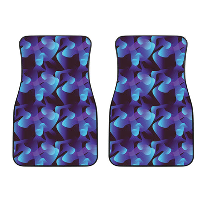 Blue Abstract Spirit Print Front Car Floor Mats