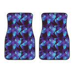 Blue Abstract Spirit Print Front Car Floor Mats