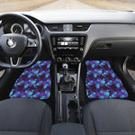 Blue Abstract Spirit Print Front Car Floor Mats