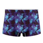 Blue Abstract Spirit Print Men's Boxer Briefs