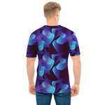 Blue Abstract Spirit Print Men's T-Shirt