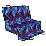 Blue Abstract Spirit Print Pet Car Back Seat Cover