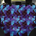 Blue Abstract Spirit Print Pet Car Back Seat Cover