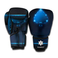 Blue Ace Card Print Boxing Gloves