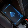 Blue Ace Card Print Car Center Console Cover
