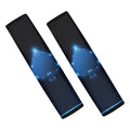 Blue Ace Card Print Car Seat Belt Covers