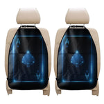 Blue Ace Card Print Car Seat Organizers